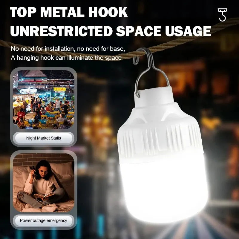 Rechargeable LED Camping Lantern - Load Shedding Emergency Light
