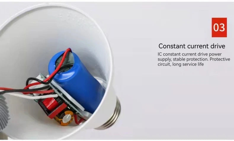 Rechargeable LED Emergency Bulb - Load Shedding Light Bulb (7W-15W)