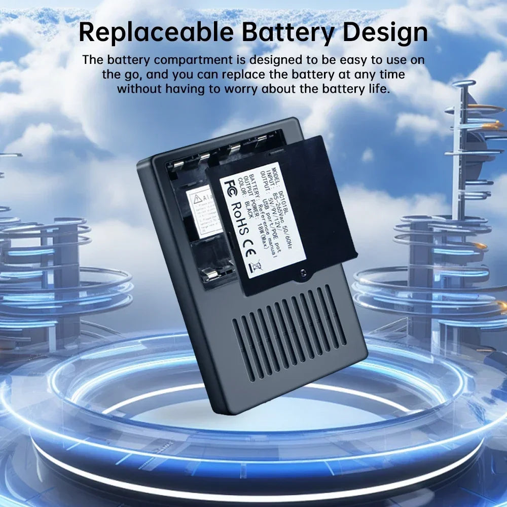EU UPS Uninterruptible Power Supply 18W DC Backup Battery DC1018L 5V 9V 12V 1-2A AC220V for Router Wifi Modem Backup Charger