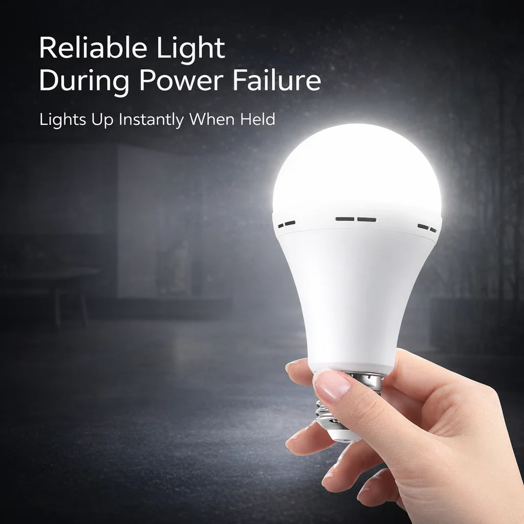 Rechargeable LED Emergency Bulb - Load Shedding Light Bulb (7W-15W)