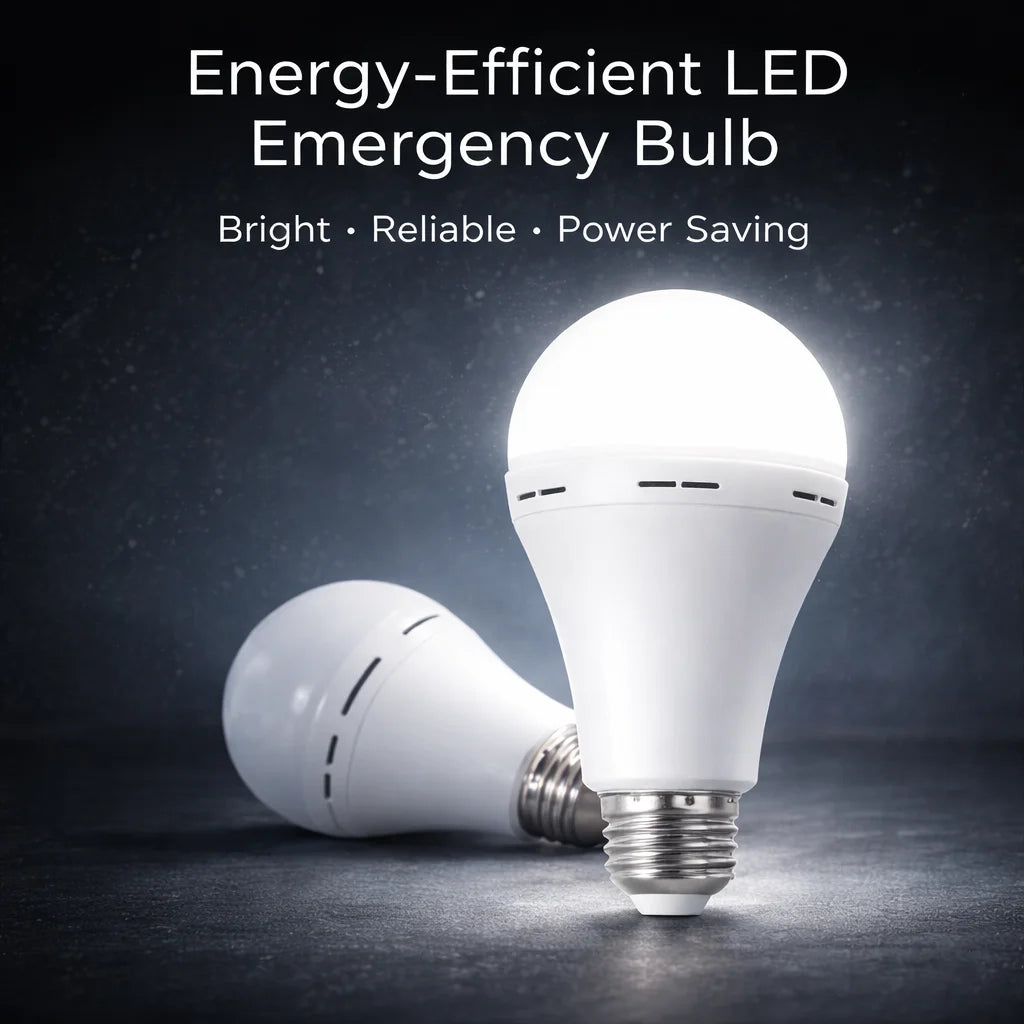 Rechargeable LED Emergency Bulb - Load Shedding Light Bulb (7W-15W)