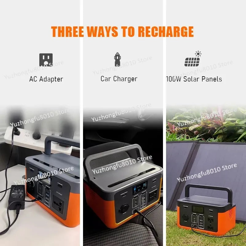 Portable Solar Power Station – Load Shedding Backup Power (300W–5000W)