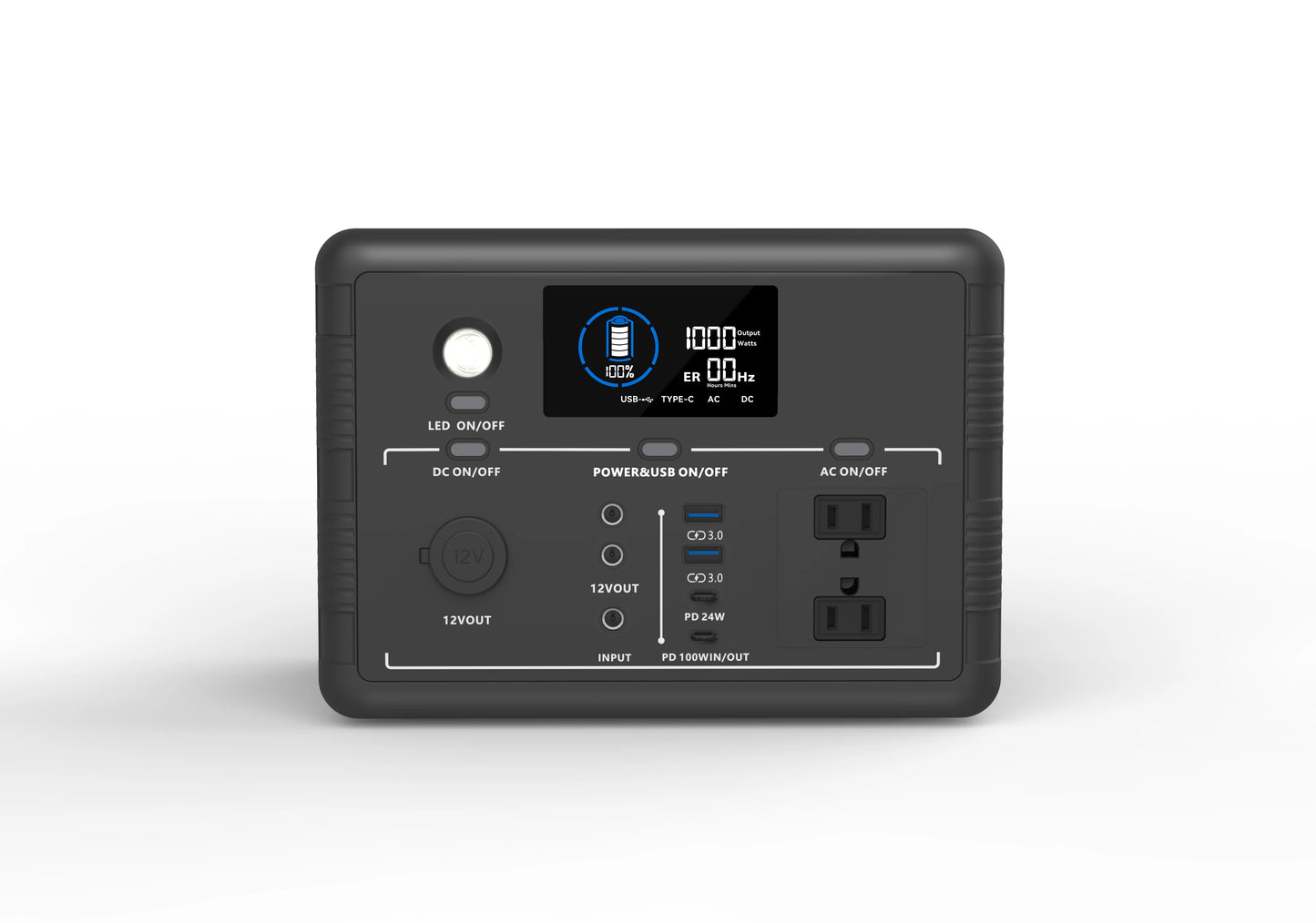 Portable Solar Power Station – Load Shedding Backup Power (300W–5000W)