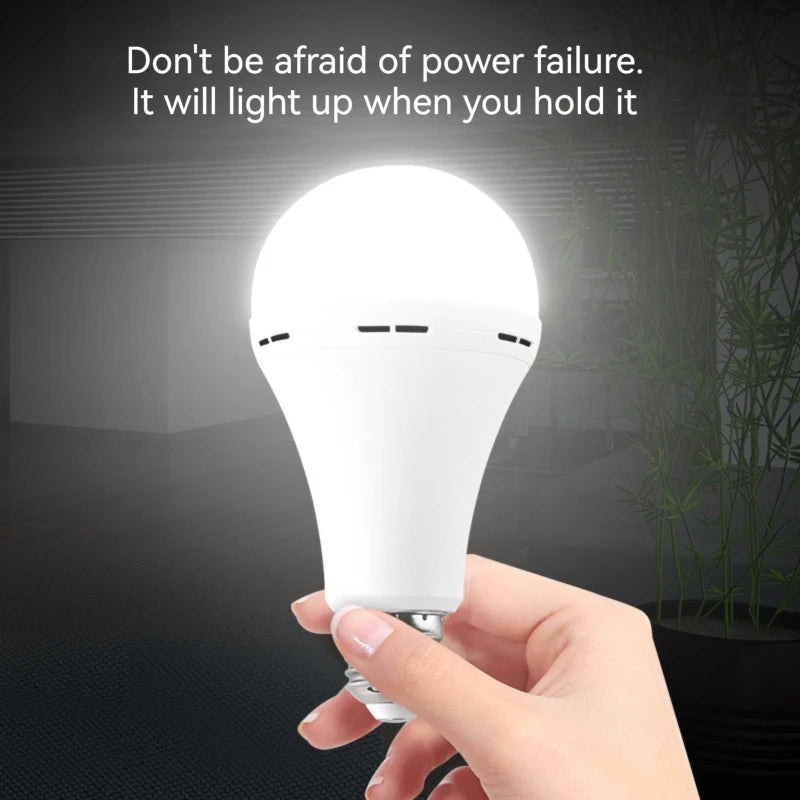 Rechargeable LED Emergency Bulb - Load Shedding Light Bulb (7W-15W)