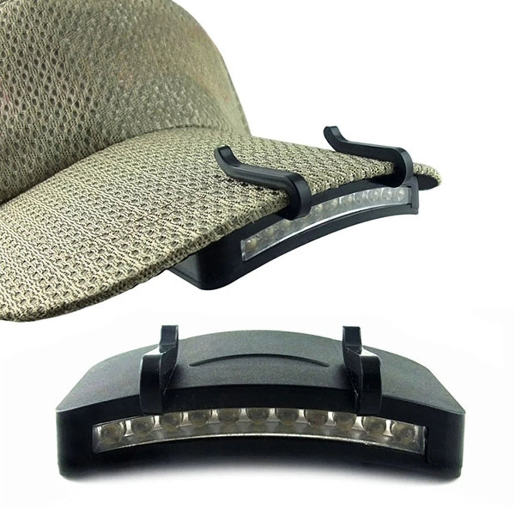Super Bright LED Headlamp Clip-On Cap Torch – Fishing, Camping & Outdoor Use