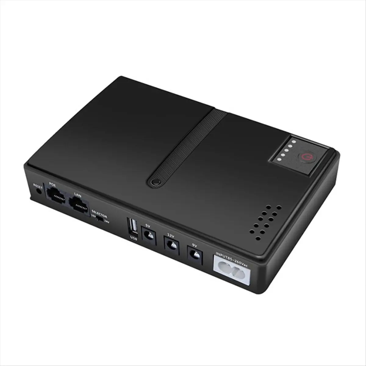 Persevering- DC UPS Battery Backup Uninterruptible Power Supply 85‑265V UPS Battery Replaceable EU-Plug