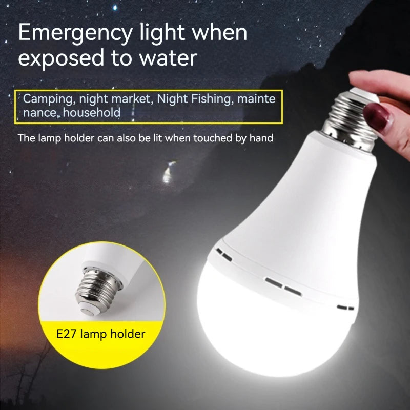 Rechargeable LED Emergency Bulb - Load Shedding Light Bulb (7W-15W)