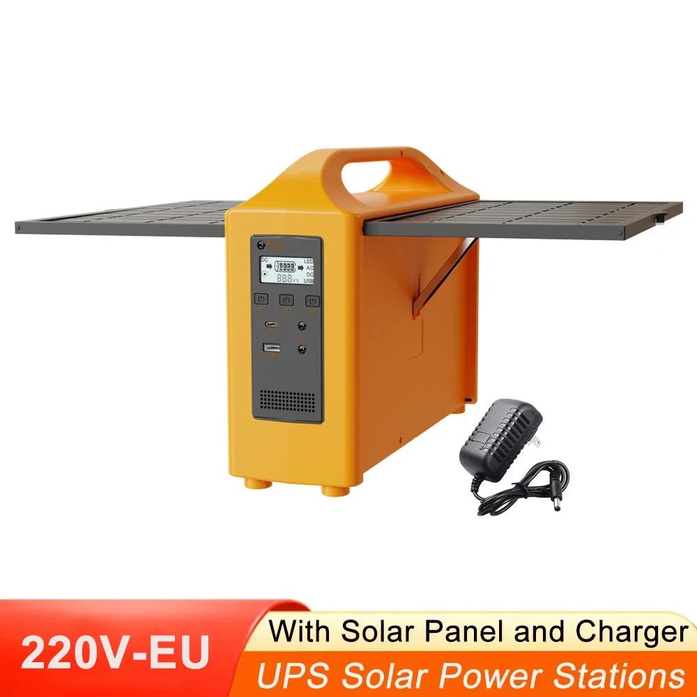100W Portable Power Station with Solar Panel – Load Shedding & Camping Backup